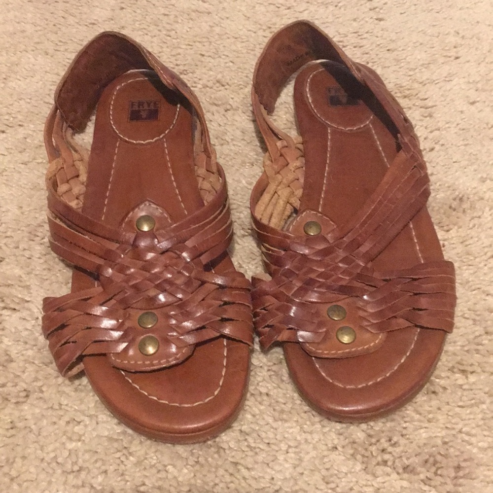 Frye Women’s Huarache Leather Sandals NWOB